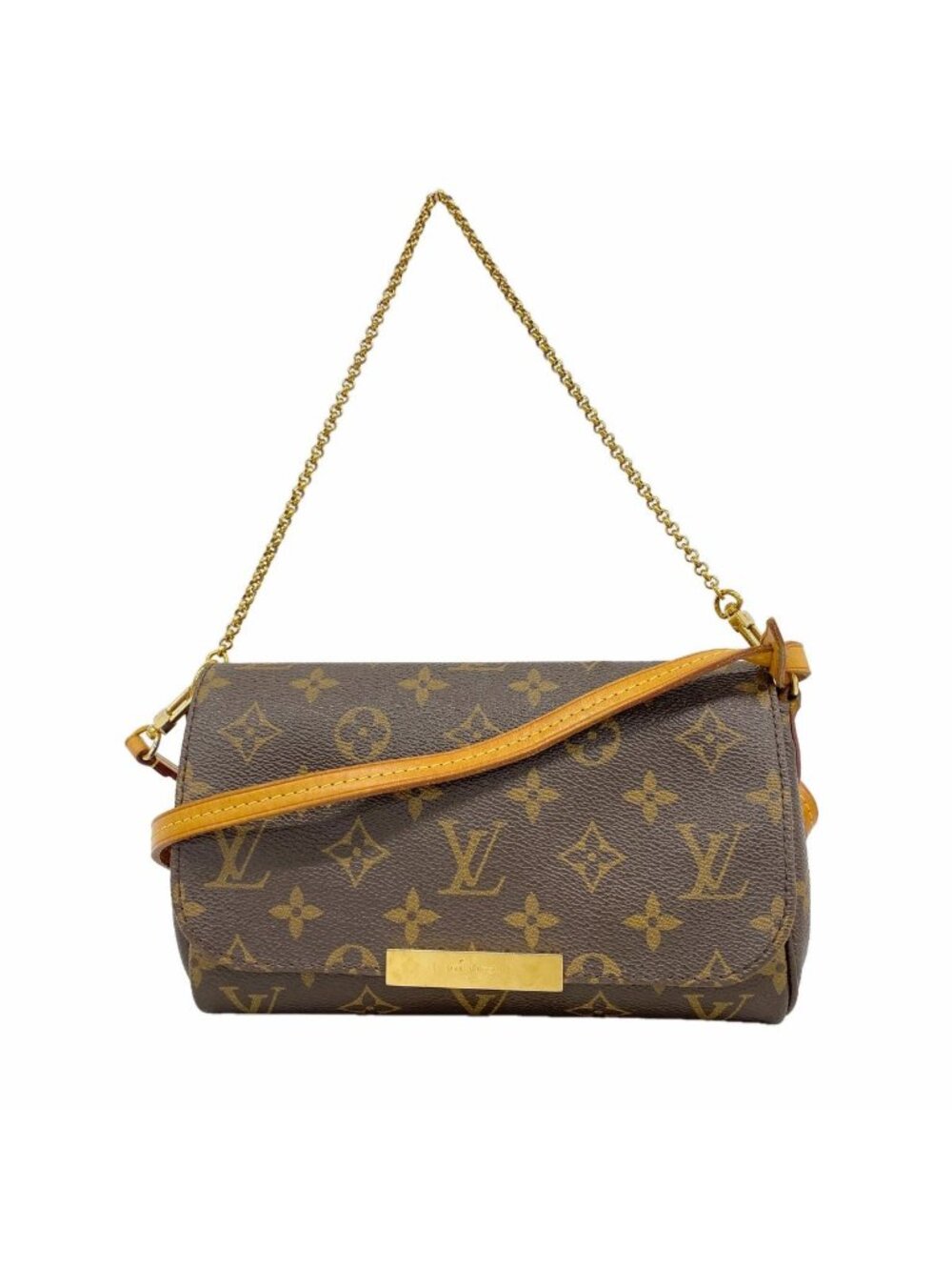 Louis Vuitton Handbag Monogram Favorite PM Brown 2-Way Bag